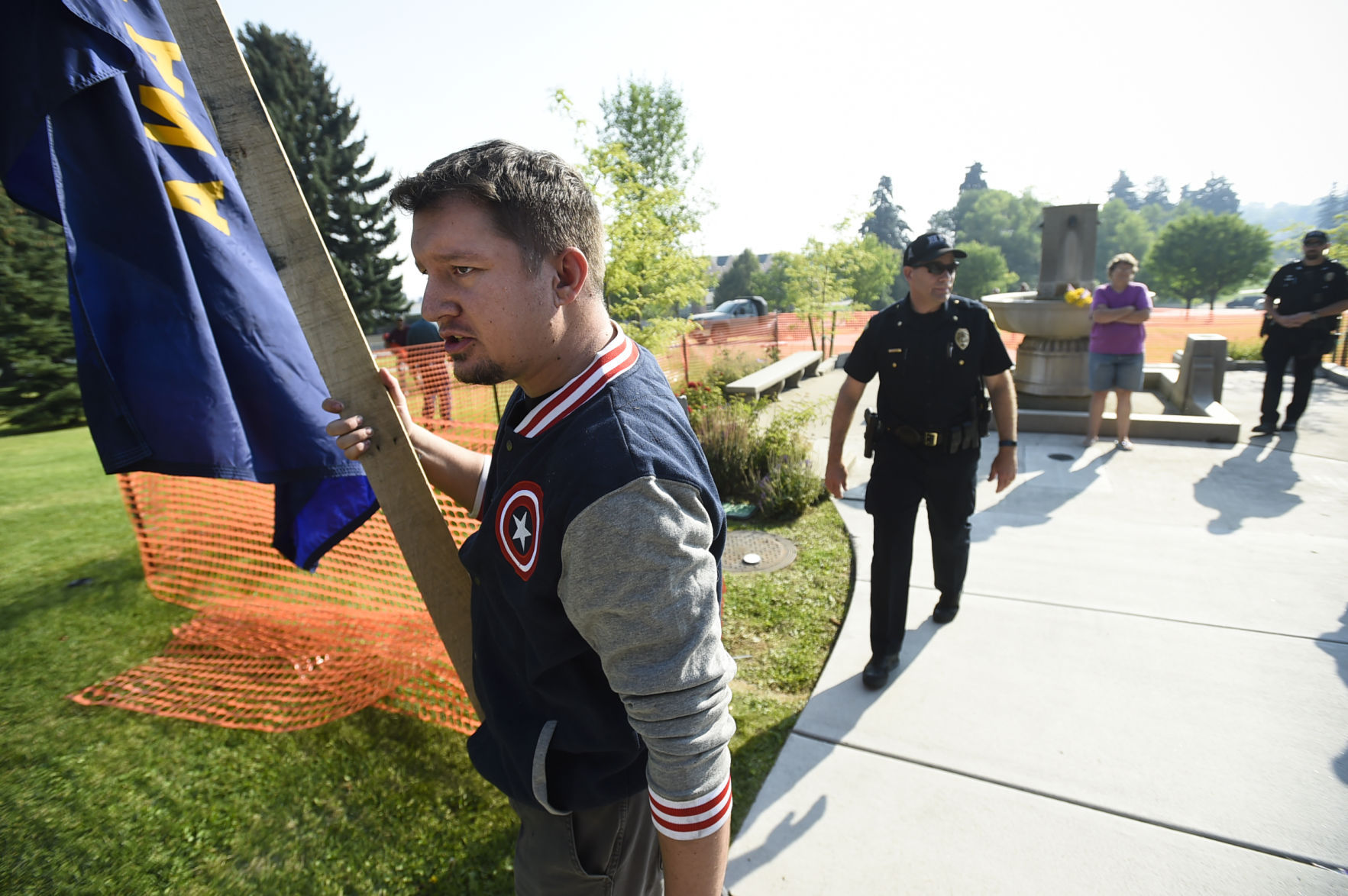 Removal of the Confederate Fountain at Hill Park